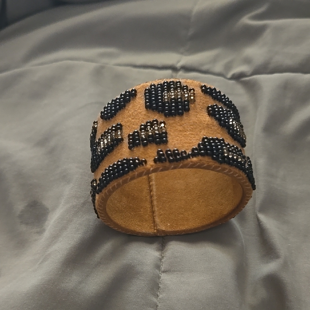 Noonday Beaded Tan Bracelet